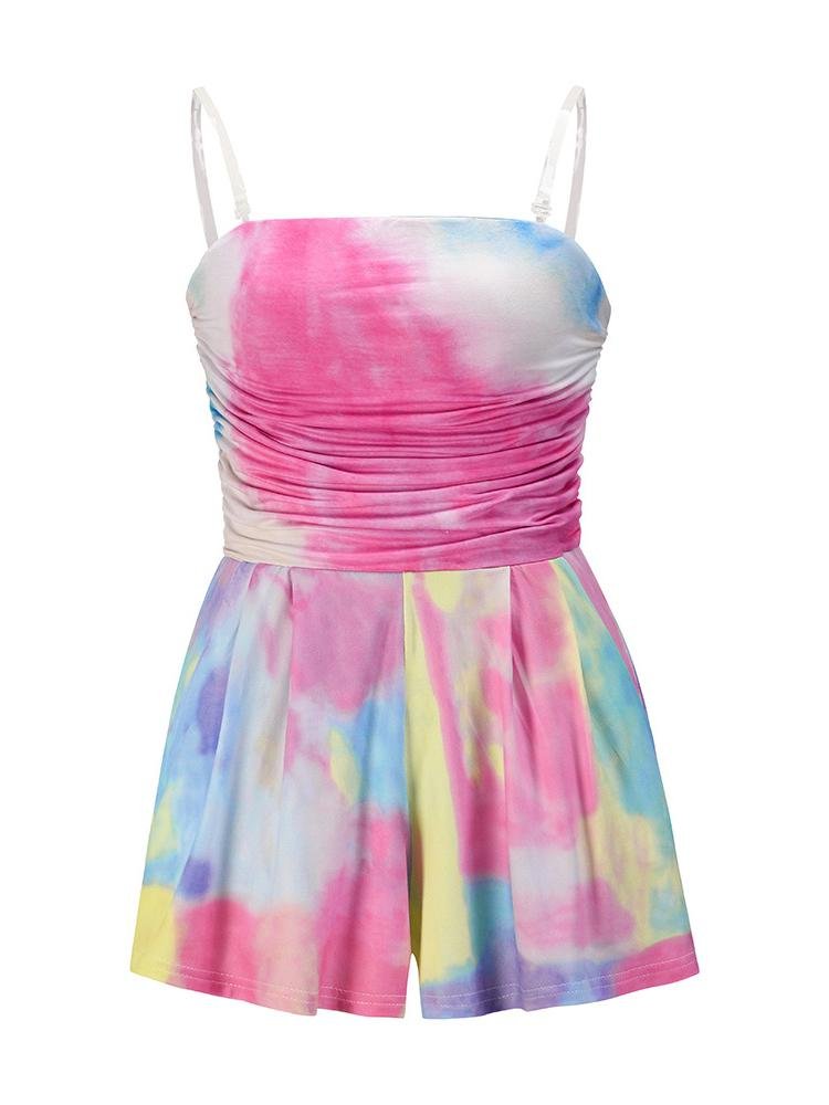 Fashion Tie-dye Beach Tube Top Jumpsuit - LuckyFash™