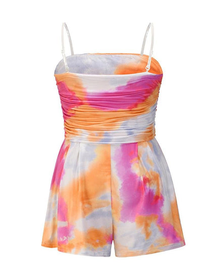 Fashion Tie-dye Beach Tube Top Jumpsuit - LuckyFash™