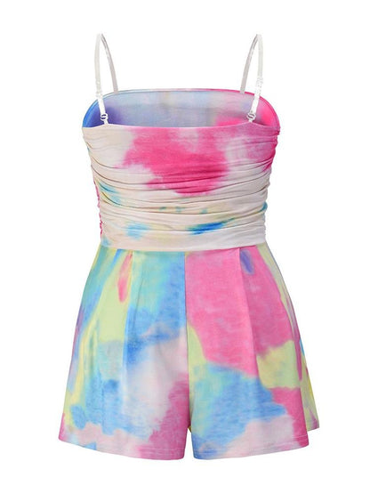 Fashion Tie-dye Beach Tube Top Jumpsuit - LuckyFash™