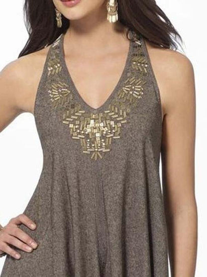 Fashion V-neck Lace Halter Vest - LuckyFash™