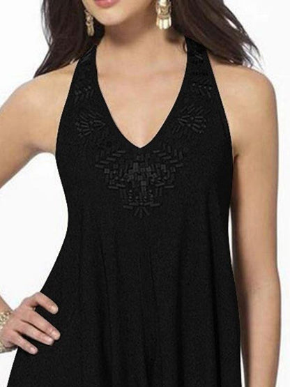 Fashion V-neck Lace Halter Vest - LuckyFash™