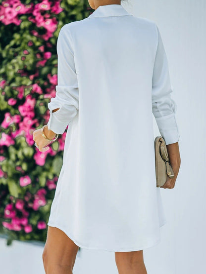 Fashion V-neck Long Sleeve Dress - LuckyFash™
