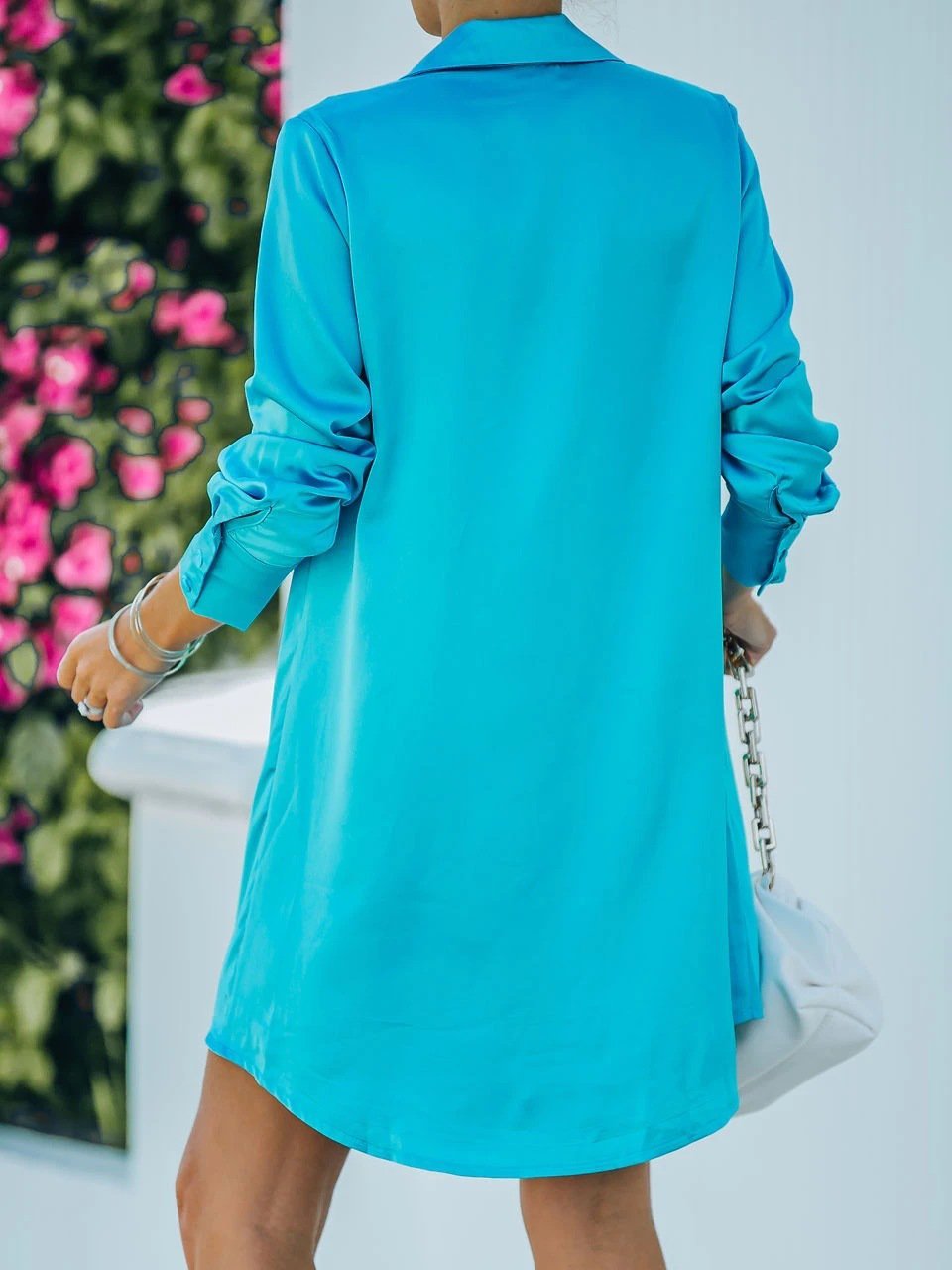 Fashion V-neck Long Sleeve Dress - LuckyFash™
