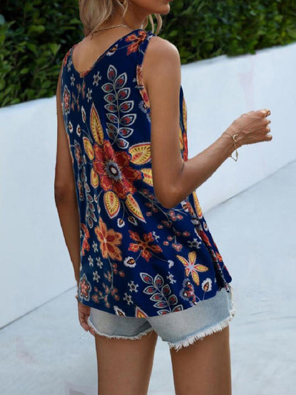 Fashion V-neck Print Camisole - LuckyFash™