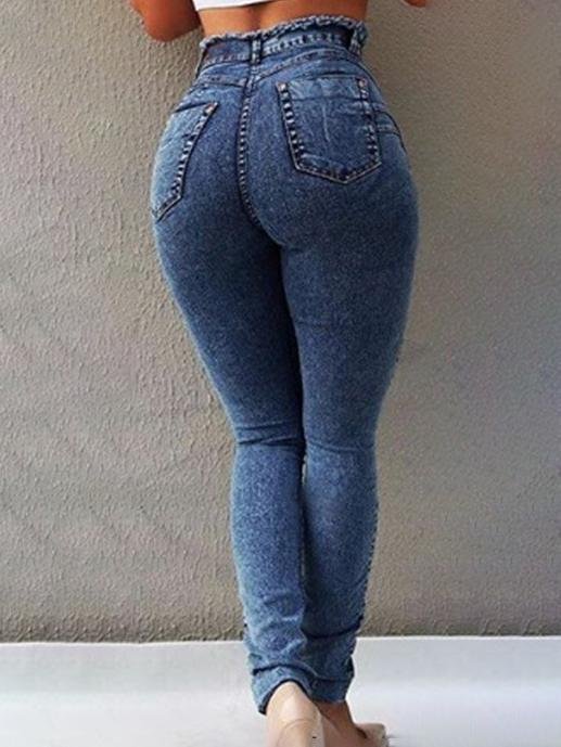 Fashion Women's Trousers Slim Fit Stretch Jeans - LuckyFash™