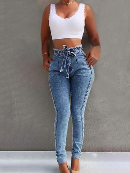 Fashion Women's Trousers Slim Fit Stretch Jeans - LuckyFash™