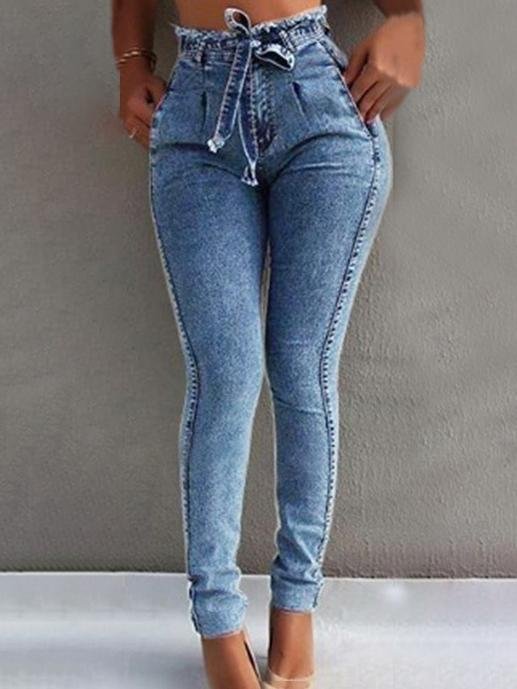 Fashion Women's Trousers Slim Fit Stretch Jeans - LuckyFash™