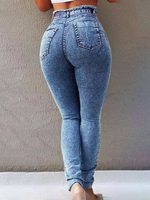 Fashion Women's Trousers Slim Fit Stretch Jeans - LuckyFash™