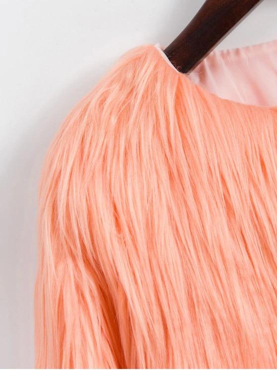 Faux Fur Shaggy Style Plush Fluffy Coat - LuckyFash™