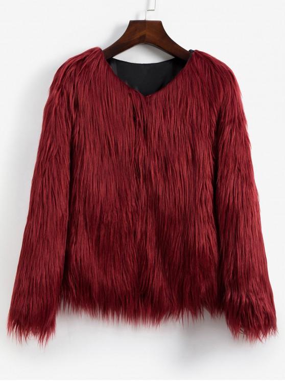 Faux Fur Shaggy Style Plush Fluffy Coat - LuckyFash™