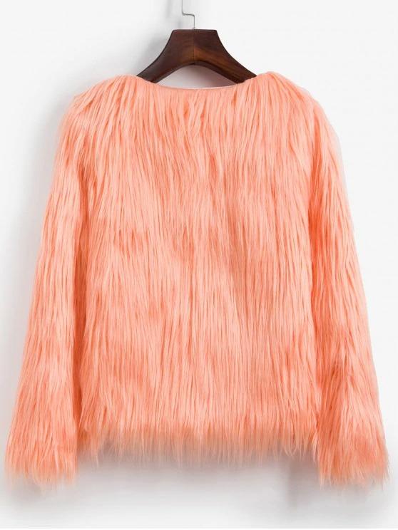 Faux Fur Shaggy Style Plush Fluffy Coat - LuckyFash™