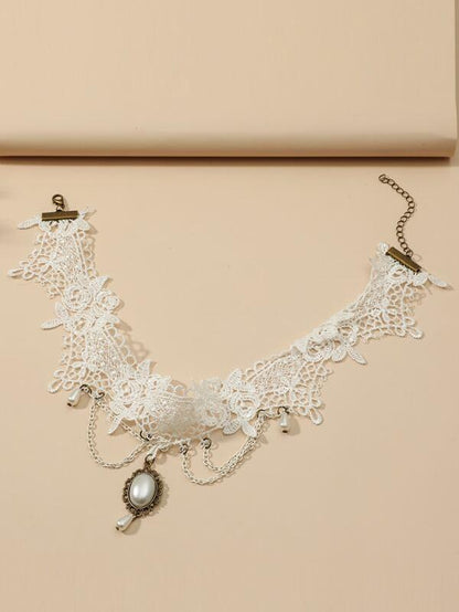 Faux Pearl Decor Choker - LuckyFash™