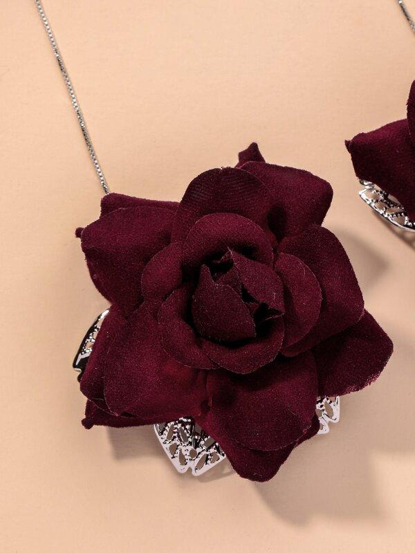 Faux Pearl Decor Flower Drop Earrings - LuckyFash™