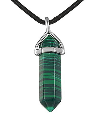 Pendant Necklace For Women's Turquoise Crystal Party Casual Daily Synthetic Gemstones Crystal Turquoise Black - LuckyFash™