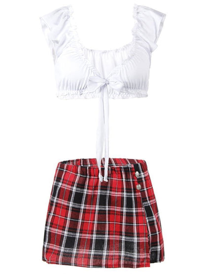 Female Plaid Skirt Underwear - LuckyFash™