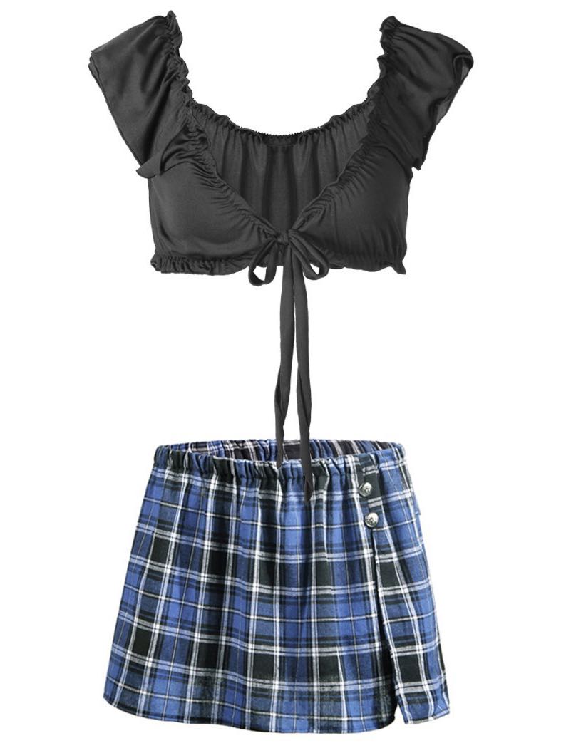 Female Plaid Skirt Underwear - LuckyFash™