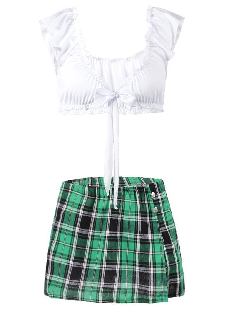 Female Plaid Skirt Underwear - LuckyFash™