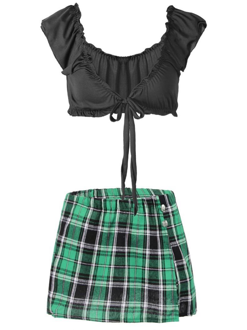 Female Plaid Skirt Underwear - LuckyFash™