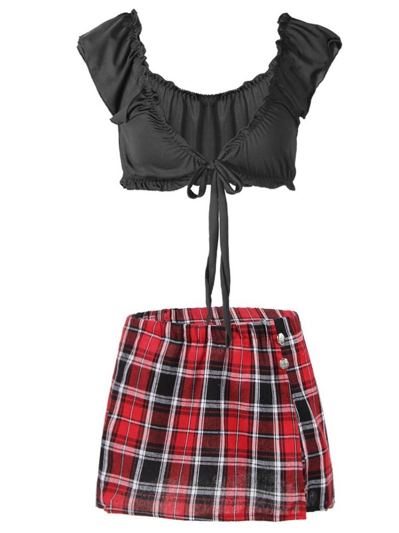 Female Plaid Skirt Underwear - LuckyFash™