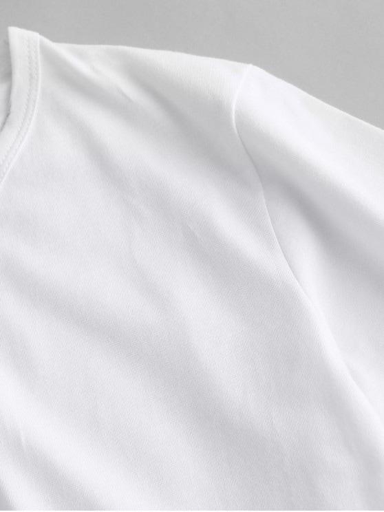 Figure Planet Print Short Sleeve T-shirt - LuckyFash™