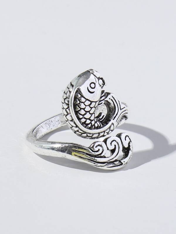 Fish Detail Cuff Ring - LuckyFash™