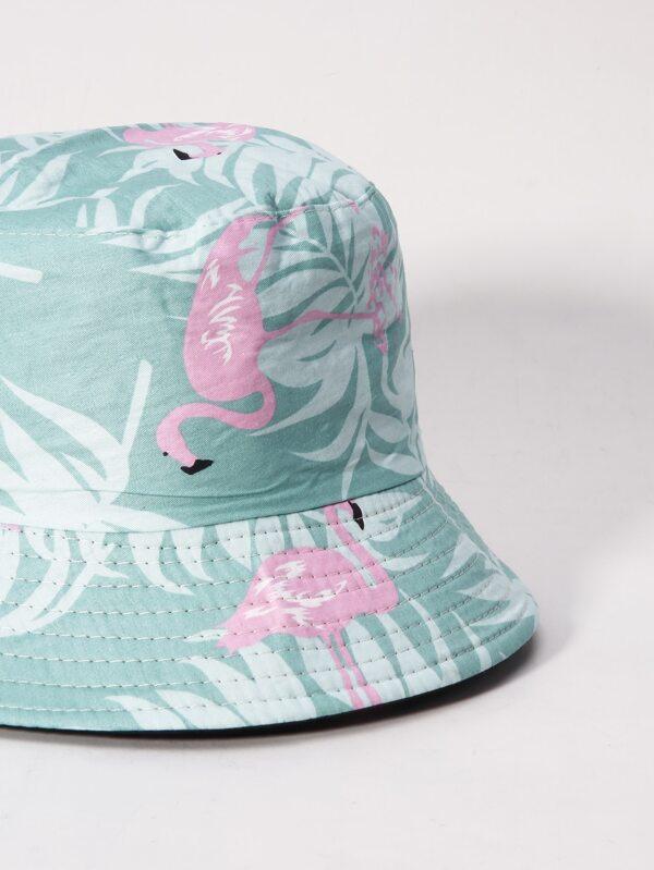 Flamingo Print Bucket Hat - LuckyFash™