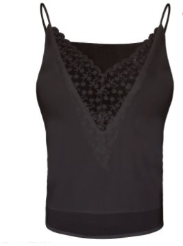 Floral Embroidered Mesh Panel Chiffon Cami Top - LuckyFash™