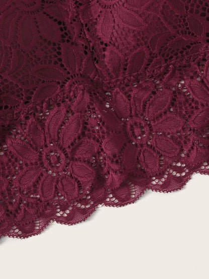 Floral Lace Criss Cross Bralette - LuckyFash™