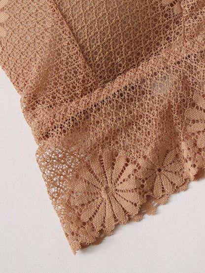 Floral Lace Crisscross Bralette - LuckyFash™