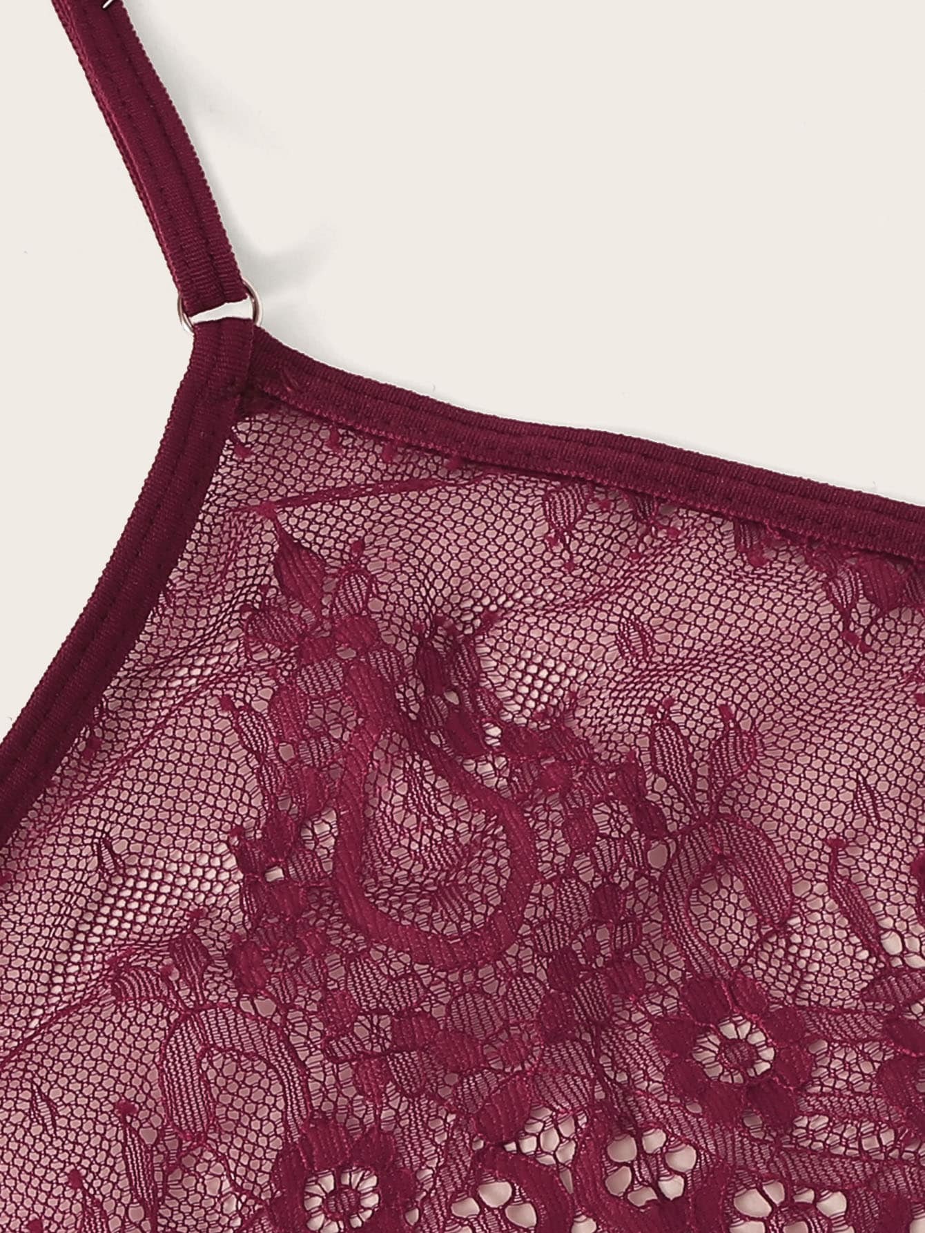 Floral Lace Lingerie Set With Choker - LuckyFash™