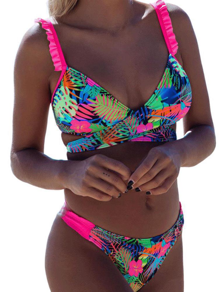 Floral Print Bikini Set - LuckyFash™