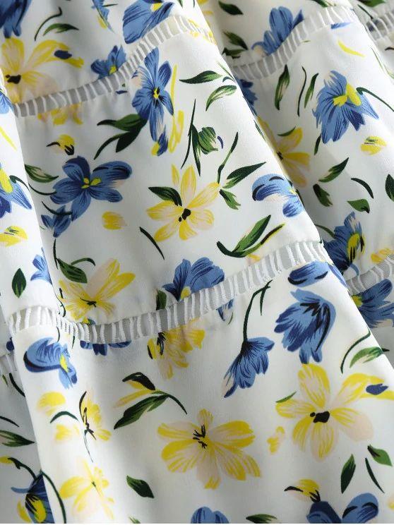 Floral Print Mini Cami Dress - LuckyFash™