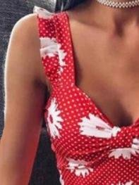 Floral Printed Suspender Dress - LuckyFash™