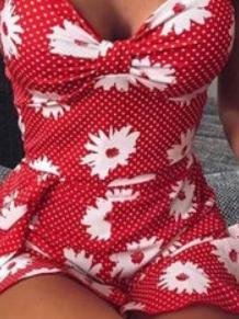 Floral Printed Suspender Dress - LuckyFash™