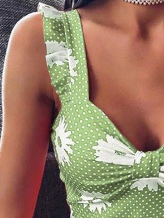 Floral Printed Suspender Dress - LuckyFash™