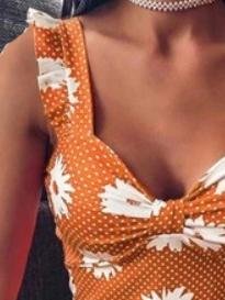 Floral Printed Suspender Dress - LuckyFash™