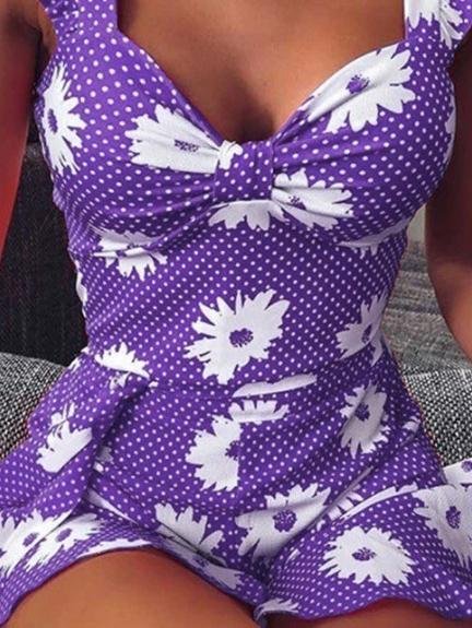 Floral Printed Suspender Dress - LuckyFash™