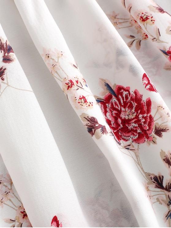 Floral Smocked Off Shoulder Mini Dress - LuckyFash™