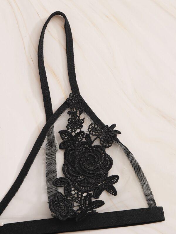 Flower Crochet Sheer Lingerie Set - LuckyFash™