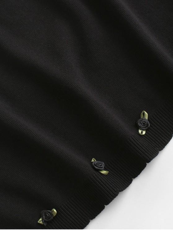 Flower Knitted Mini Bodycon Skirt - LuckyFash™