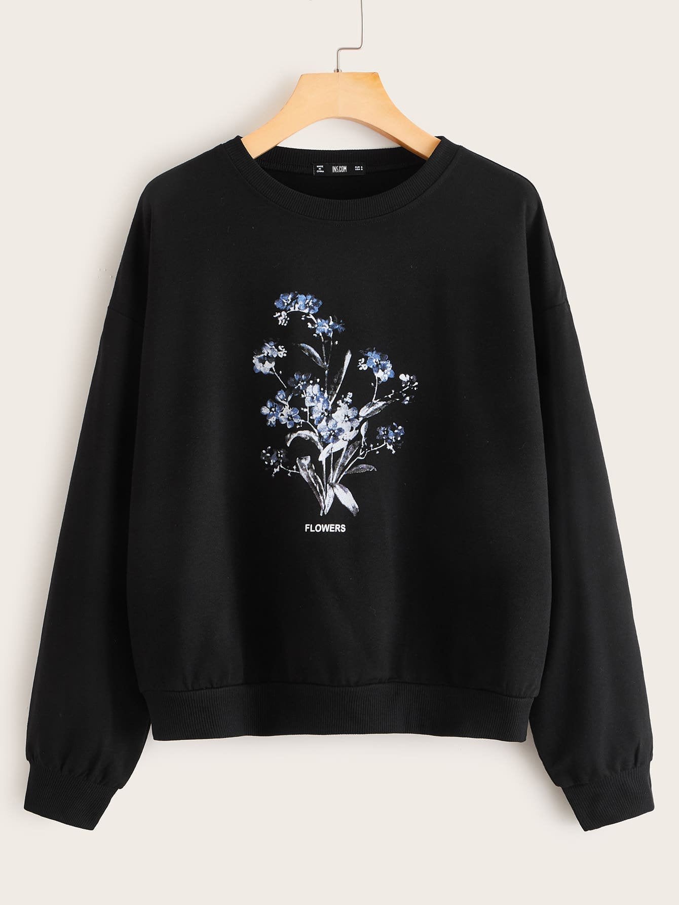 Flower Print Pullover - LuckyFash™