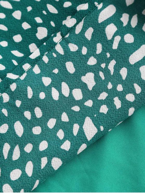 Front Slit Dalmatians Print Mini Skirt - LuckyFash™