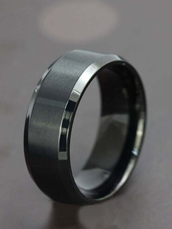 Frosted Titanium Steel Ring - LuckyFash™