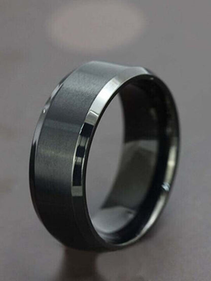 Frosted Titanium Steel Ring - LuckyFash™