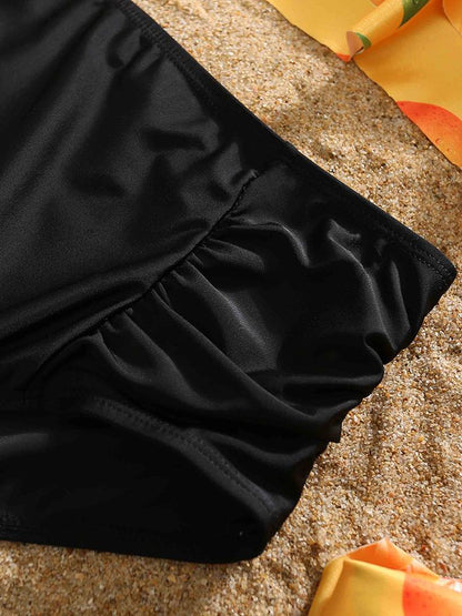 Fruit Print Halter Strappy Two Piece Swimsuit - LuckyFash™