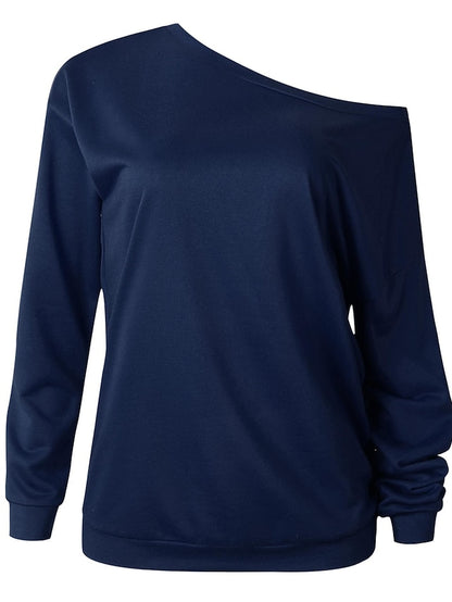 autumn fashion round neck long sleeve top sweater for Women - LuckyFash™