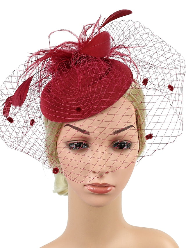 Women's Hair Clip Chic & Modern Party Pure Color Headwear / Black / Red / Blue / Fall / Winter - LuckyFash™