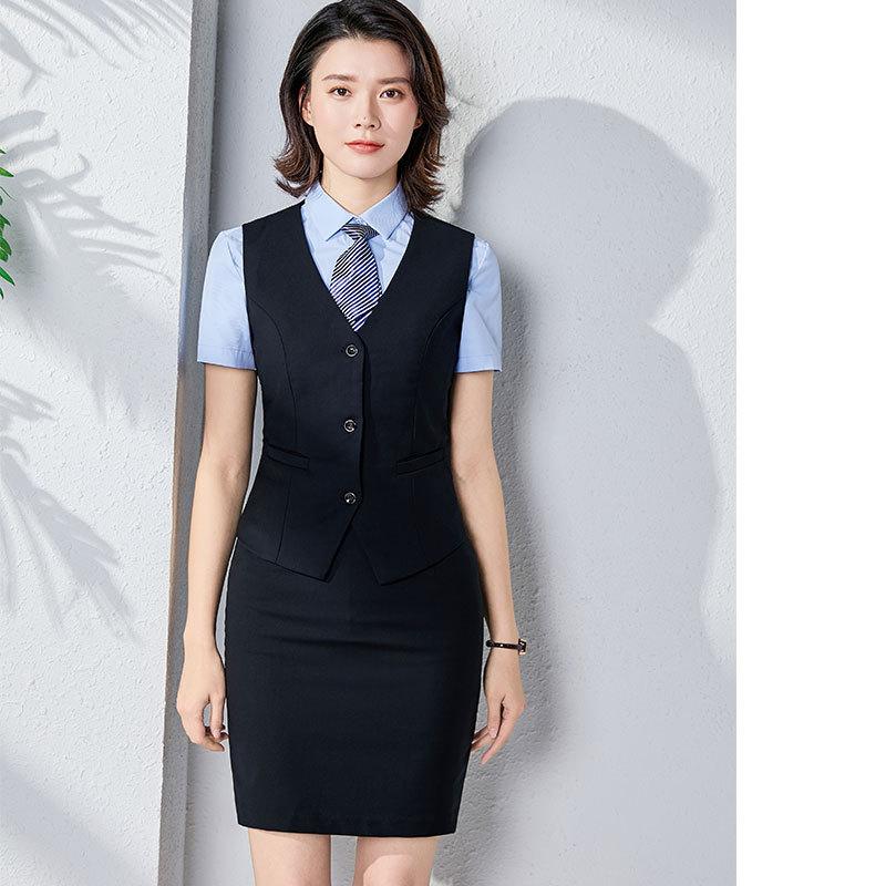 Fully Lined 4 Button V-neck Economy Dressy Suit Vest Waistcoat - LuckyFash™