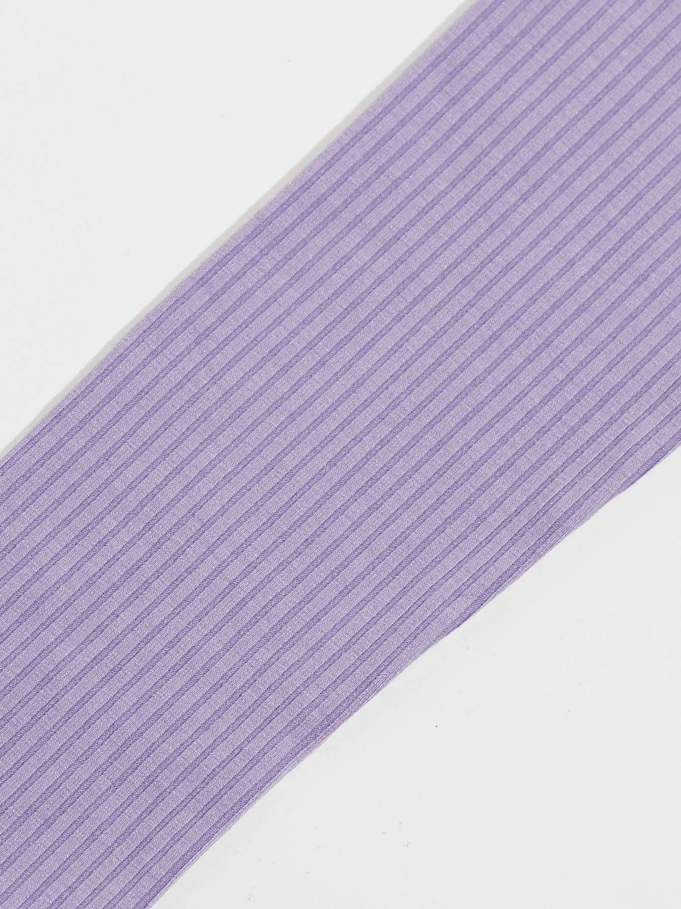 Funnel Neck Rib-knit Tee - LuckyFash™