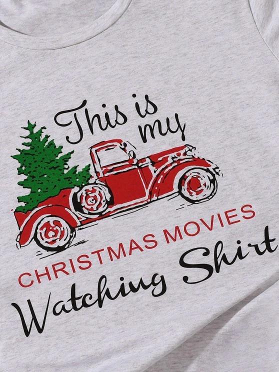 Funny Car Christmas Tree Movies Tee - LuckyFash™